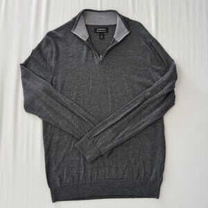 Nordstrom Men's Washable Merino Quarter Zip Sweater